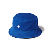 LOGO BUCKET HAT (BLUE)