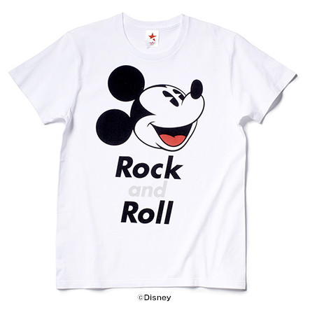 Face Mickey White Tシャツブランド Rockin Star ロッキンスター Disney ディズニー ミッキーマウス Face Mickey White Tシャツブランド Rockin Star ロッキンスター Disney ディズニー ミッキーマウス
