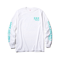 ROCK AND ROLL LONG SLEEVE T / WHITE×GREEN