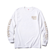 ROCK AND ROLL LONG SLEEVE T / WHITE×BEIGE