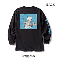穂の湯描き下ろし　Wonder＆Bone「GYU!」刺繍Tシャツ(CHARCOAL)