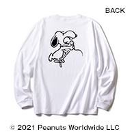 VOCAL SNOOPY(TM) / LONG SLEEVE T (DEEP BLACK)