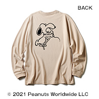 VOCAL SNOOPY(TM) / LONG SLEEVE T (LIGHT OLIVE)