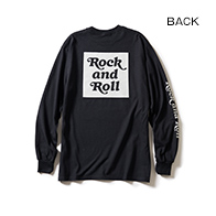 LONG SLEEVE T / Rock and Roll BOX (Purple × Yellow)