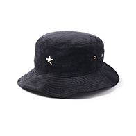 LOGO BUCKET HAT CORDUROY (BLACK)