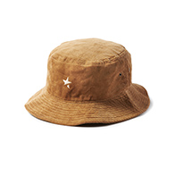 LOGO BUCKET HAT CORDUROY (BROWN)