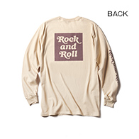 LONG SLEEVE T / Rock and Roll BOX (Sand Beige×Cocoa Brown)