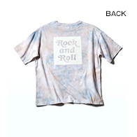 TIE-DYED BIG T / Rock and Roll BOX (Purple×Orange)