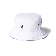 LOGO BUCKET HAT (WHITE)