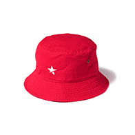 LOGO BUCKET HAT (RED)