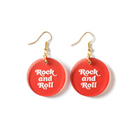 ピックピアス / Rock and Roll (シルバー)