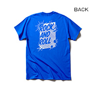T-SHIRTS / Rock and Roll COMIC風 (BLUE)