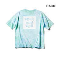 TIE-DYED BIG T / Rock and Roll BOX (Purple×Orange)