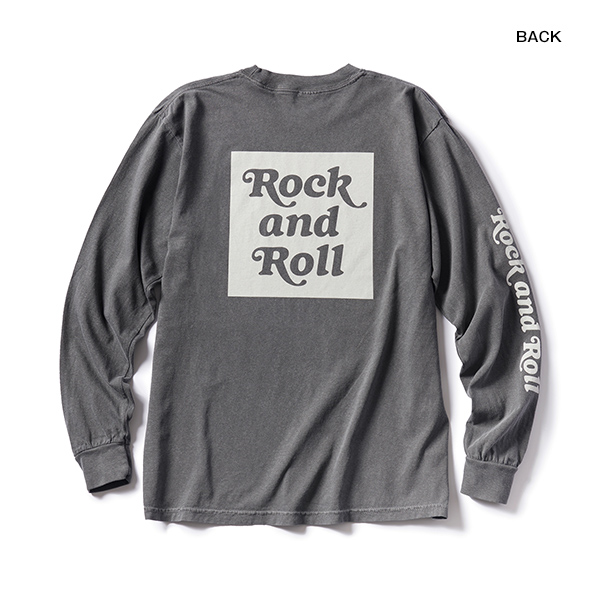 LONG SLEEVE T / Rock and Roll BOX Smoky (Yellow)