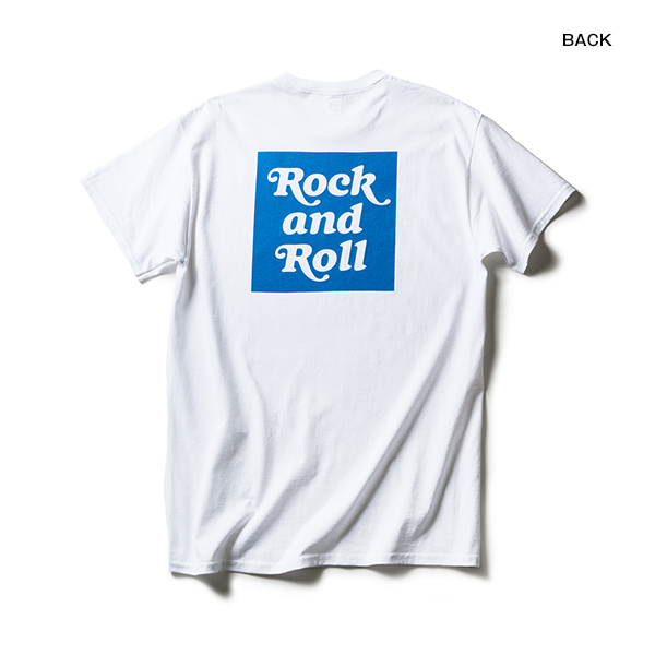 T-SHIRTS / Rock and Roll BOX (White×Blue)