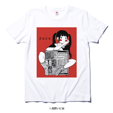 浅野いにお描き下ろし シンセガール | Tシャツブランド rockin'star ...