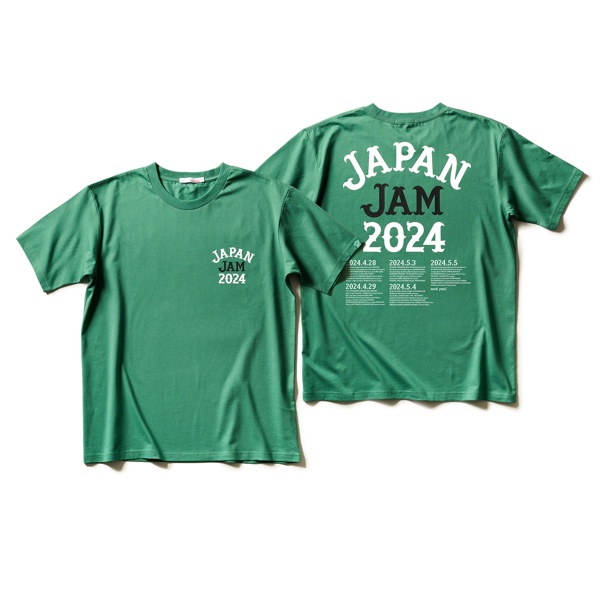 Tシャツ ロゴ グリーン (JJ2024)
