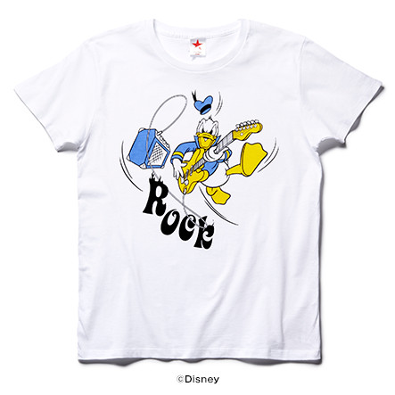 Original Guitar Donald Tシャツブランド Rockin Star ロッキンスター Disney ディズニー ドナルドダック