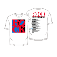 Tシャツ ROCK 白 (RIJF2022)