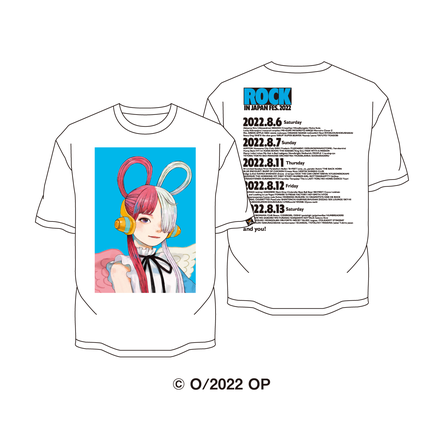 Tシャツ One Piece Uta Rijf22 Rockin On Store ロッキング オンの運営するオンラインストア