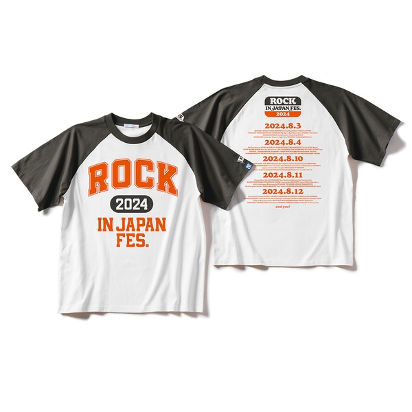 ラグランTシャツ カレッジ風 (RIJF2024) / rockin
